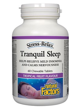 Natural Factors Natural Factors Stress-Relax Tranquil Sleep Tropical Fruit 60 chewables