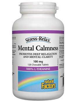 Natural Factors Natural Factors Stress-Relax Mental Calmness 100mg 120 chewables