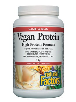 Natural Factors Natural Factors Vegan Protein Vanilla Bean 1kg