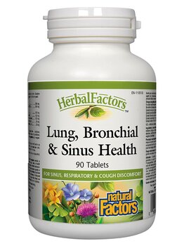 Natural Factors Natural Factors Herbal Factors Lung, Bronchial & Sinus Health 90 tabs