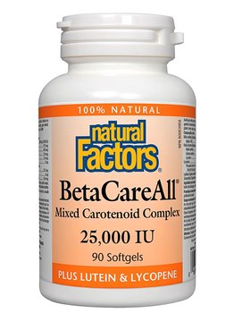 Natural Factors Natural Factors BetaCareAll 25,000 IU 90 softgels