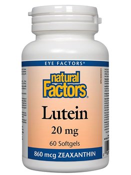 Natural Factors Natural Factors Lutein 20mg 60 softgels