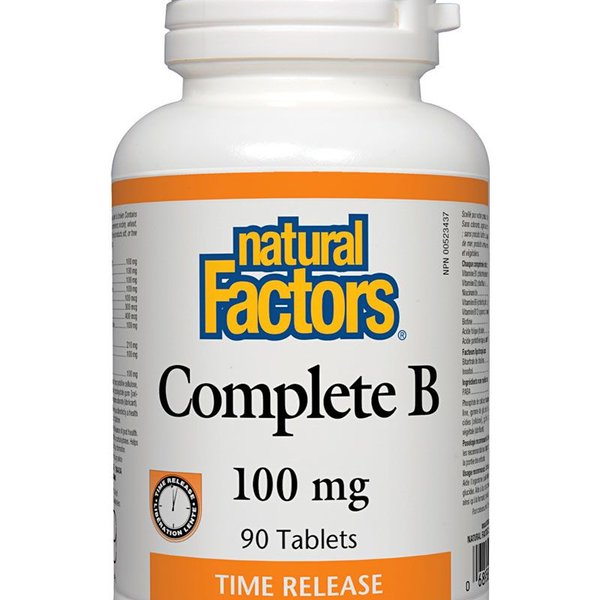 Natural Factors Natural Factors Complete B 100mg Time Release 90 tabs