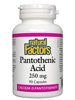Natural Factors Natural Factors Pantothenic Acid 250mg 90 caps