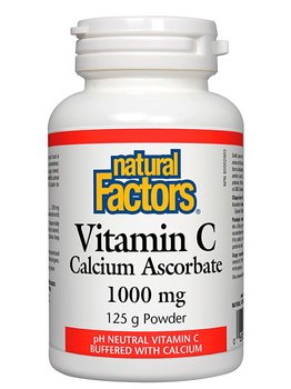 Natural Factors Natural Factors Calcium Ascorbate Powder 1000mg 125g