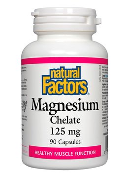 Natural Factors Natural Factors Magnesium Chelate 125mg 90 caps