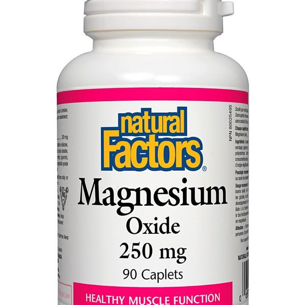 Natural Factors Natural Factors Magnesium Oxide 250 mg 90 tabs