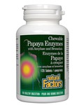 Natural Factors Natural Factors Chewable Papaya Enzymes with Amylase and Bromelain 120 chewable