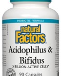 Natural Factors Natural Factors Acidophilus & Bifidus 90 caps