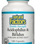 Natural Factors Natural Factors Double Strength Acidophilus Bifidus 180 caps