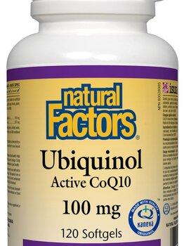 Natural Factors Natural Factors Ubiquinol Active CoQ10 100mg 120 softgels