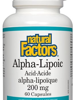 Natural Factors Natural Factors Alpha-Lipoic Acid 200 mg 60 caps