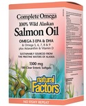 Natural Factors Natural Factors Wild Alaska Salmon Oil 180 softgels