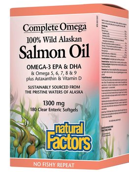 Natural Factors Natural Factors Wild Alaska Salmon Oil 180 softgels