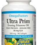 Natural Factors Natural Factors OmegaFactors Ultra Prim Evening Primrose Oil 500mg 90 softgels