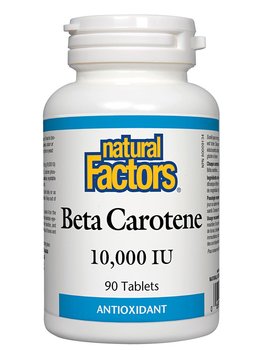 Natural Factors Natural Factors Beta Carotene 10,000 IU 90 tabs