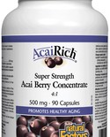 Natural Factors Natural Factors AcaiRich Super Strength Acai Berry Concentrate 4:1 500 mg 90 caps