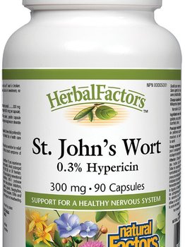 Natural Factors Natural Factors Herbal Factors St. John's Wort 300 mg 90 caps