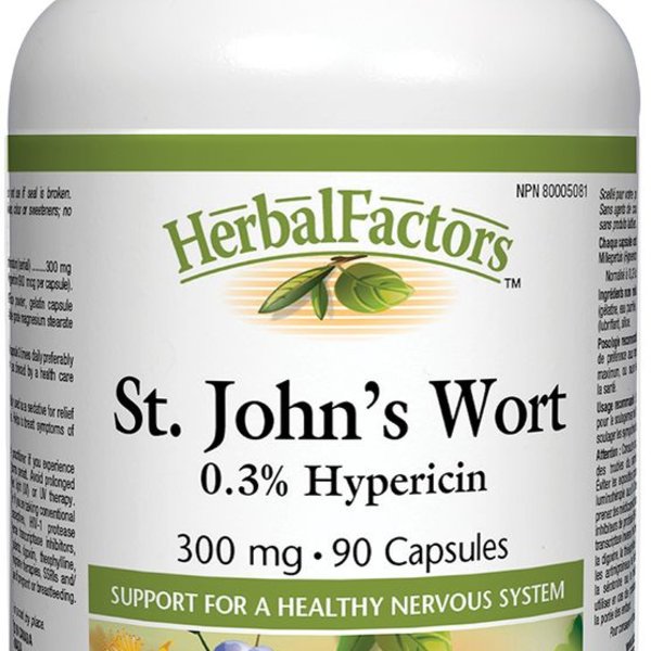 Natural Factors Natural Factors Herbal Factors St. John's Wort 300 mg 90 caps
