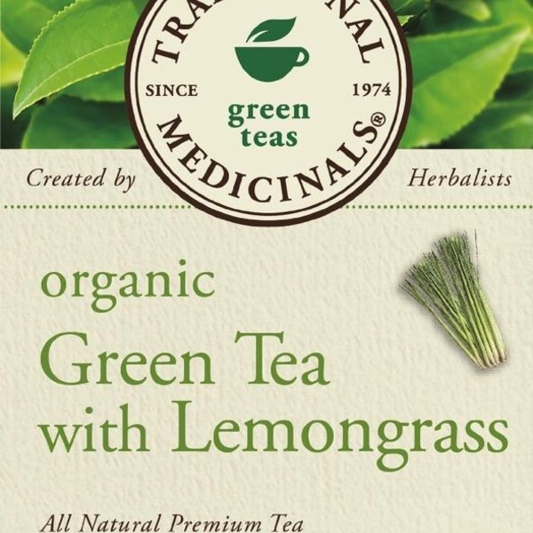 Traditional Medicinals Organic Green Tea with Lemongrass 20 tea bags