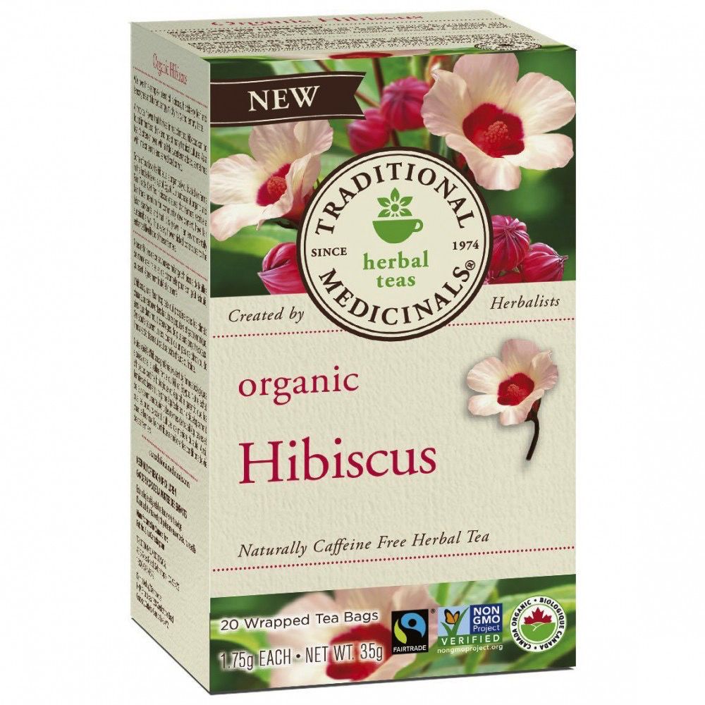 Traditional Medicinals Organic Hibiscus Tea 20 tea bags Vitamin King