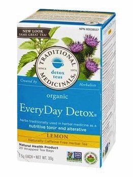 Traditional Medicinals Organic Everyday Detox LEMON  20 tea bags