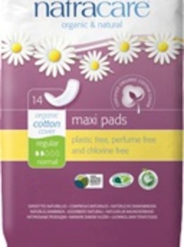 Natracare Org Regular Pads 14ct