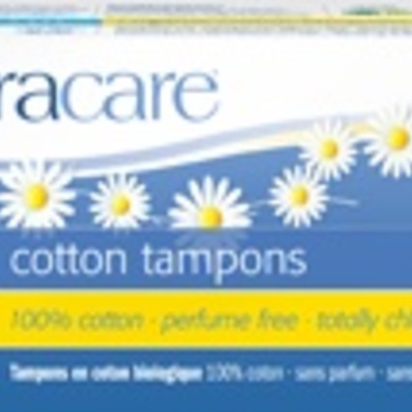 Natracare Organic Super Tampons with applicator 16 ct