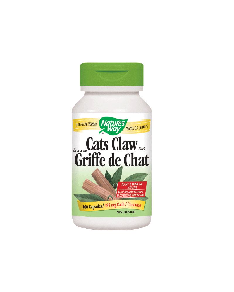 Natures Way Cats Claw 100 caps Vitamin King Sports & Supplements