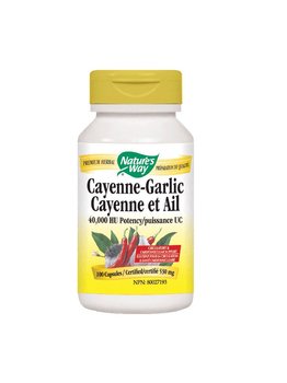 Natures Way Cayenne and Garlic 100 caps