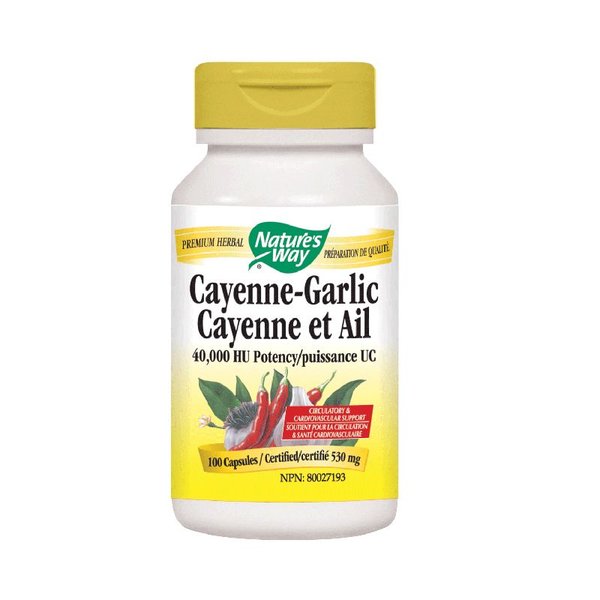 Natures Way Cayenne and Garlic 100 caps