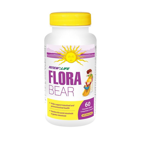 Renew Life Renew Life Flora Bear for Kids 60 Chewable tabs