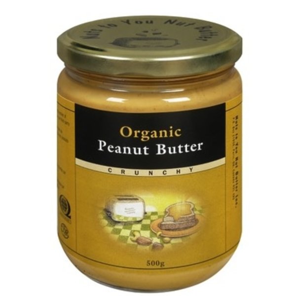 Nuts to You Organic Peanut Butter Crunchy 500 g