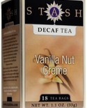 Stash Stash Decaf Vanilla Nut Cream 18 tea bags