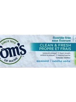 Tom’s Clean Fresh Fluoride-Free Spearmint Toothpaste 85 mL