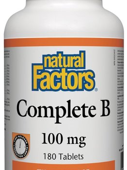 Natural Factors Natural Factors Complete B 100mg Time Release 180 tabs