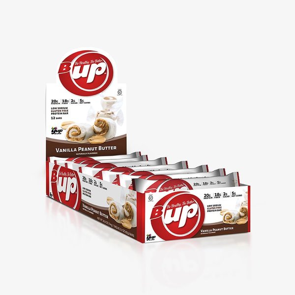 UP Up Bars Vanilla Peanut Butter 12 X 62g