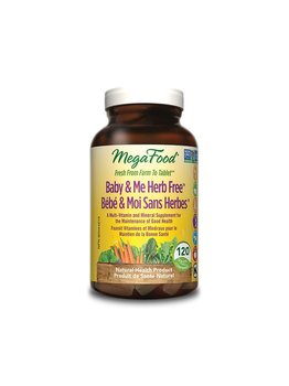 MegaFood MegaFood Baby & Me Herb Free Daily 120 tabs