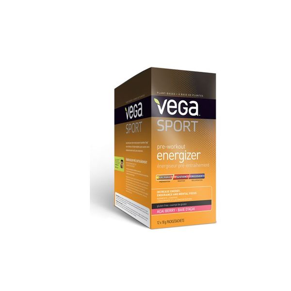 Vega VEGA Sport Pre-Workout Energizer Acai Berry 12 X 18g