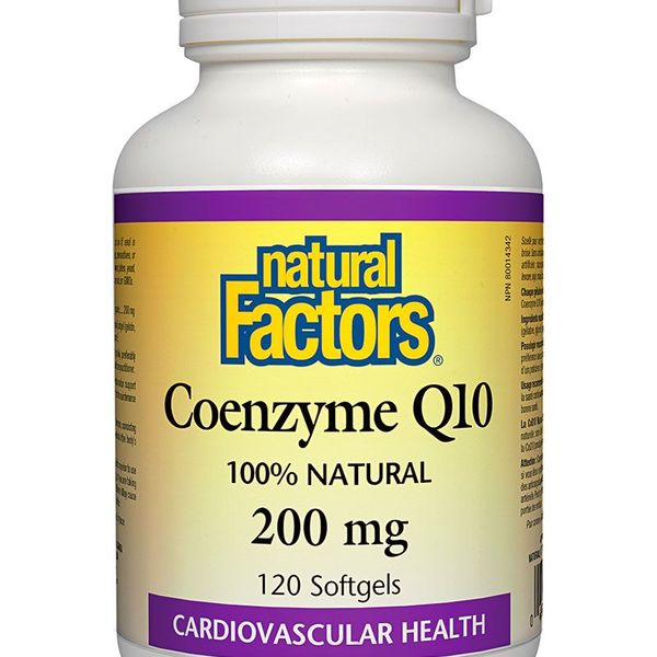 Natural Factors Natural Factors Coenzyme Q10 200 mg 120 softgels