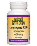 Natural Factors Natural Factors Coenzyme Q10 400 mg 60 softgels