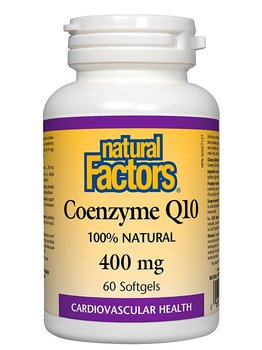 Natural Factors Natural Factors Coenzyme Q10 400 mg 60 softgels