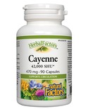 Natural Factors Natural Factors Herbal Factors Cayenne 42,000 SHU 470 mg 90 caps