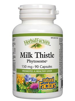 Natural Factors Natural Factors HerbalFactors Milk Thistle Phytosome 150mg 90 caps