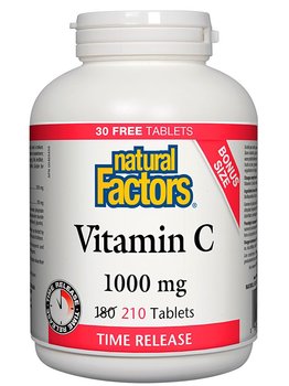 Natural Factors Natural Factors BONUS Vitamin C 1000mg Time Release 210 tabs