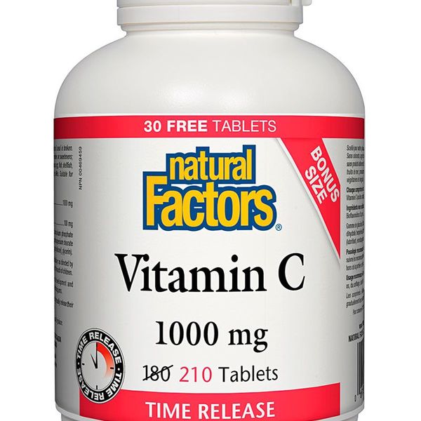 Natural Factors Natural Factors BONUS Vitamin C 1000mg Time Release 210 tabs