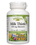 Natural Factors Natural Factors HerbalFactors BONUS Milk Thistle 250mg 150mg Silymarin 120 caps