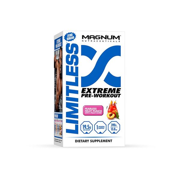 Magnum Nutraceuticals Magnum Limitless Fearless Fruit Punch 20 servings