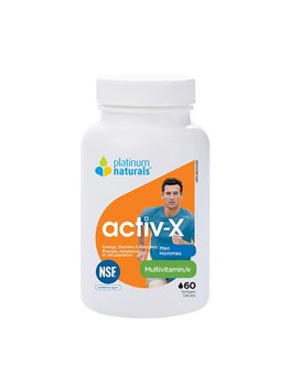 Platinum Naturals Platinum Activ-X for Men 60 softgels