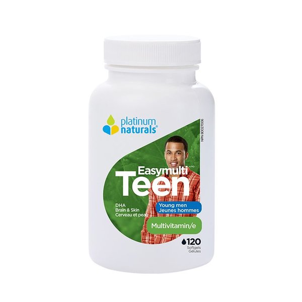 Platinum Naturals Platinum Easymulti Teen for Young Men 120 softgels